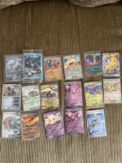 Pokemon 17 Card Lot Promos, Stamped Promos, Full Arts, Ex Holos - Image 1