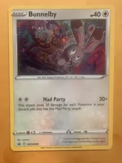 Pokemon SWSH: Sword & Shield Promo Cards #SWSH082 Bunnelby Promo - Image 1