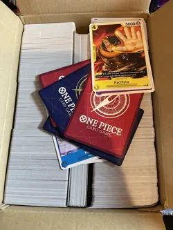 One Piece TCG - MIX BULK CARD LOT 6 LBS Non Holo! L, C, UC. + 25 Holos! Dups! - Image 1