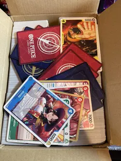 One Piece TCG - MIX BULK CARD LOT 6 LBS Non Holo! L, C, UC. + 25 Holos! Dups! - Image 4