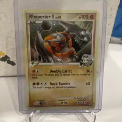 Pokemon Cards - Rhyperior 32/111 - Platinum Rising Rivals - Mint / NM Holo Rare - Image 1