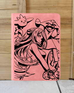 Cynthia Pokemon Laser Engraved Trading Card Binder (Made To Order) - Image 2