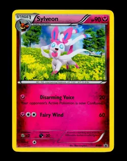 2013 Pokemon SYLVEON Black Star Promo HOLO Collection Box XY Set Card #XY04 Rare - Image 2