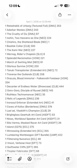 Magic The Gathering Rare/mythic Lot Foil/fullart/texture 275+ Cards List In Pics - Image 5