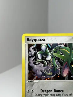 2005 Pokemon TCG Rayquaza EX Emerald Holo Card 9/106 Rare - Image 5