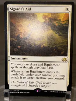 Sigarda's Aid Eldritch Moon Regular Card Magic The Gathering - Image 2