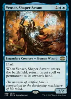 Magic The Gathering MTG VENSER, SHAPER SAVANT Double Masters 2022 NM Near Mint - Image 1