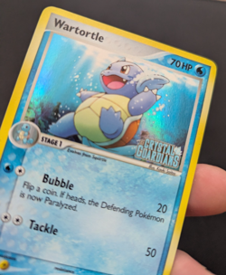 Pokemon TCG 2006 Wartortle 42/100 Reverse Holo Stamped Crystal Guardians ENG - Image 2