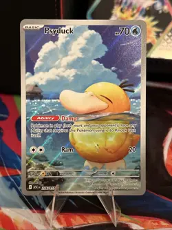 Pokemon TCG Psyduck 226/217 Illustration Rare Near Mint Ascended Heroes English - Image 1