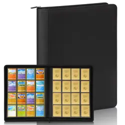 Card Binder, 1024 Pockets Trading Card Binder with Sleeves Card Organizer, 16... - Image 1