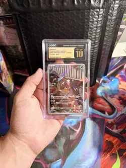 Pokemon TCG Houndour 115/108 Ruler of Black Flame AR Holo CGC Pristine 10 Japan… - Image 1
