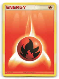 Pokemon Card - FIRE ENERGY - Ruby and Sapphire - Common - 108/109 !!! - Image 1