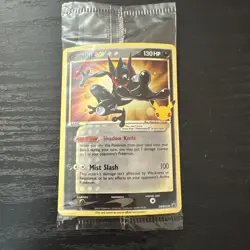 Pokemon TCG Greninja Promo Gold Star Celebrations SWSH144 SEALED - Image 1