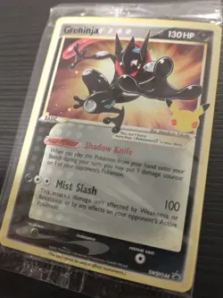 SEALED Greninja Gold Star SWSH144 Pokemon Celebrations - Image 4