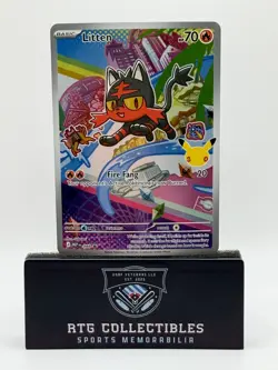 Rowlet 43 Litten 44 Popplio 45 Pokemon First Partner Illustration Collection NM - Image 4