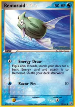Remoraid - 73/109 - Common HP, English Pokemon EX Team Rocket Returns - Image 1