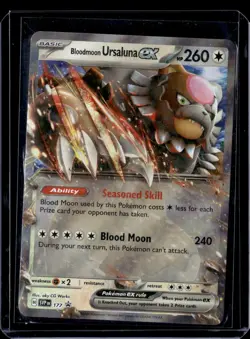 Bloodmoon Ursaluna Ex - 177 / S&V Black Star Promo 2024 (NM) / Pokemon TCG - Image 1