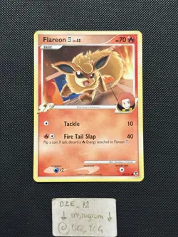 Pokemon Rising Rivals 2009 - Flareon LV.55 - Non Holo Common - 60/111 - NM/HP - Image 1