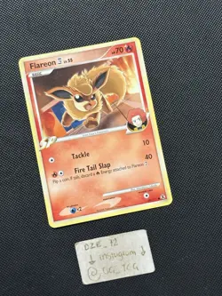 Pokemon Rising Rivals 2009 - Flareon LV.55 - Non Holo Common - 60/111 - NM/HP - Image 3