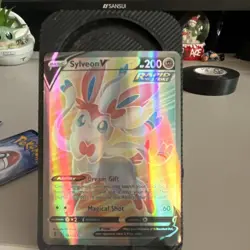 Pokemon Sylveon V Full Art Ultra Rare Holo Rapid Strike Evolving Skies 200HP - Image 1
