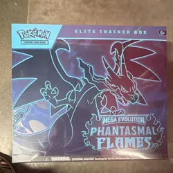 Pokemon Mega Evolution Phantasmal Flames Elite Trainer Box Charizard Gengar - Image 1