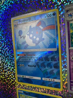Pokemon TCG Reverse Holo: Burning Shadows 35/147 Azumarill; 058/264 Marll - Image 4