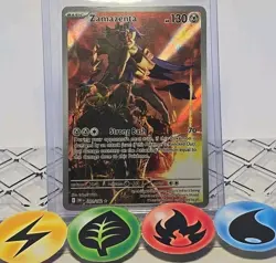 Pokemon TCG Zamazenta 201/182 Destined Rivals Holo 2025 NM - Image 1