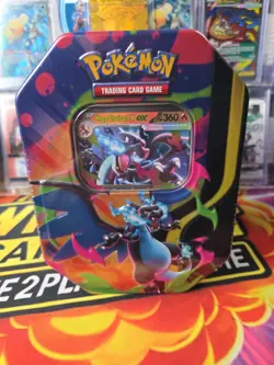🔥🔥🔥Pokemon TCG: Mega Charizard X EX Tin Brand New Factory Sealed🔥🔥🔥 - Image 1