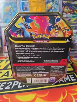 🔥🔥🔥Pokemon TCG: Mega Charizard X EX Tin Brand New Factory Sealed🔥🔥🔥 - Image 2