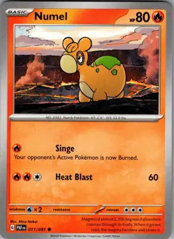 Numel 011/091 - Paldean Fates NM - Pokemon TCG - Image 1