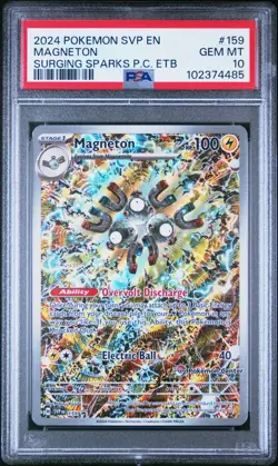 PSA 10 Magneton Pokemon Center 159 Black Star Promo Pokemon - Image 1