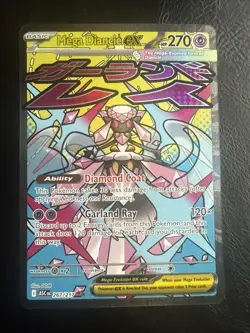 Pokemon TCG Mega Diancie EX 267/217 Mega Attack Rare Ascended Heroes Pack Fresh - Image 1