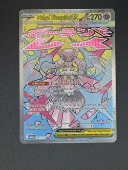 Mega Diancie ex 267/217 Full Art Pokemon TCG Ascended Heroes Mega Attack Rare NM - Image 1