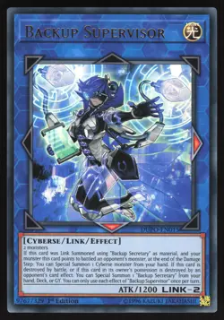 Backup Supervisor - DUPO-EN015 - Ultra Rare - 1st Edition Yugioh - Image 1