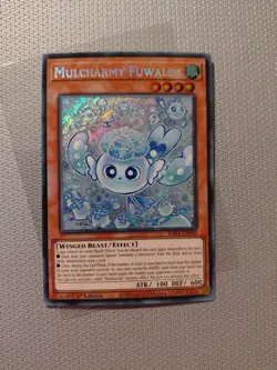 Yu-Gi-Oh! TCG Mulcharmy Fuwalos Secret Rare RA04-EN050 1st Edition Stampede NM/M - Image 1