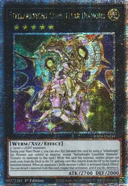 Yugioh! LP Stellarknight Constellar Diamond - RA04-EN241 - Quarter Century Secre - Image 1