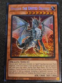 Timaeus the United Dragon - Prismatic Secret Rare 25th Anniversary MP23 - Yugioh - Image 1