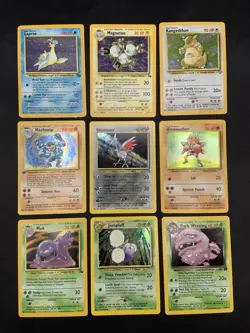 Vintage Pokemon Holo Rare Card Lot - WOTC Era Only Collection - 1999/2000 MP/HP - Image 1