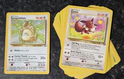 Vintage Pokemon Cards Holo Bundle Jungle Set Part Complete Job Lot 1999 WOTC - Image 1
