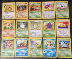 Vintage Pokemon Cards Holo Bundle Jungle Set Part Complete Job Lot 1999 WOTC - Image 2
