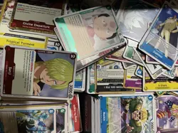 One Piece 1,000 Cards Bulk Lot TCG Card Game Mixed Cards Common Uncommon - Image 1