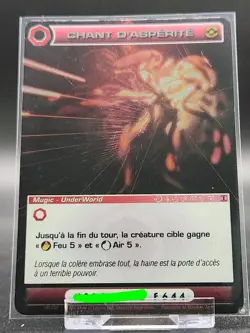 Chaotic Card : Song Of Asperity Dawn Of Perim First Edition Rare Mugic FR - Image 1