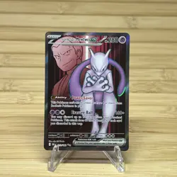 Pokemon TCG Team Rockets Mewtwo EX 213/182 Full Art Destined Rivals NM/M - Image 1