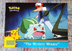 OR19 The Mystery Menace Topps TV Animation Series Pokemon Card 2000 - Image 1