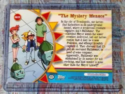 OR19 The Mystery Menace Topps TV Animation Series Pokemon Card 2000 - Image 4