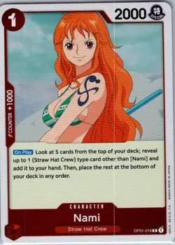 Nami OP01-016 English Romance Dawn - One Piece Card - NM - Image 1