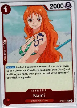 Nami OP01-016 English Romance Dawn - One Piece Card - NM - Image 1