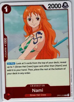 Nami OP01-016 English Romance Dawn - One Piece Card - NM - Image 1