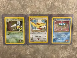 Pokemon Vintage Holo/Non Holo TCG English WOTC 3 Card Lot LP/NM - Image 1