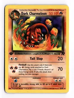 Pokemon Card - Dark Charmeleon Team Rocket 32/82 Uncommon 1st Edition - Image 1